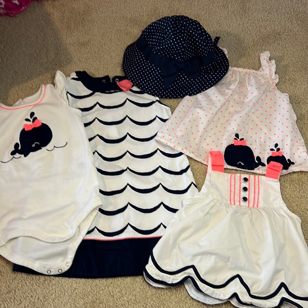 Gymboree whale bundle 6m-24m mix n match